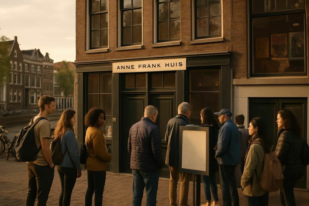 découvrez la maison d'anne frank : achetez vos billets, réservez votre visite et explorez le contexte historique de ce lieu emblématique.