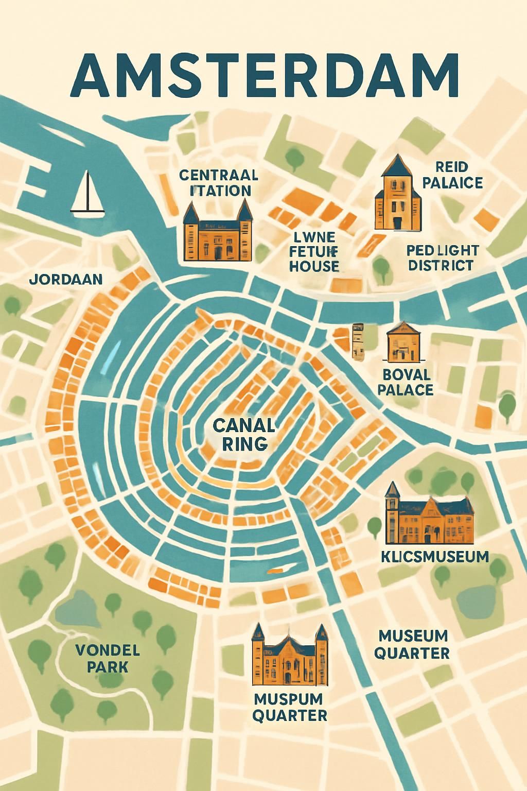découvrez la carte touristique interactive d'amsterdam, explorez ses monuments emblématiques et ses quartiers pittoresques pour préparer votre visite en toute simplicité.