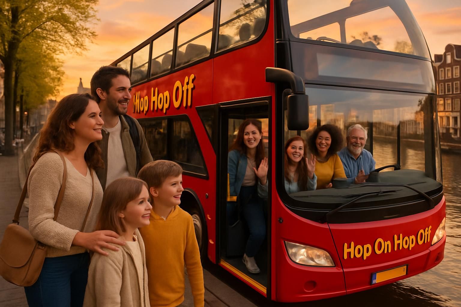 découvrez amsterdam à votre rythme avec le bus hop-on hop-off : achetez vos billets en ligne et profitez des circuits touristiques incontournables de la ville.