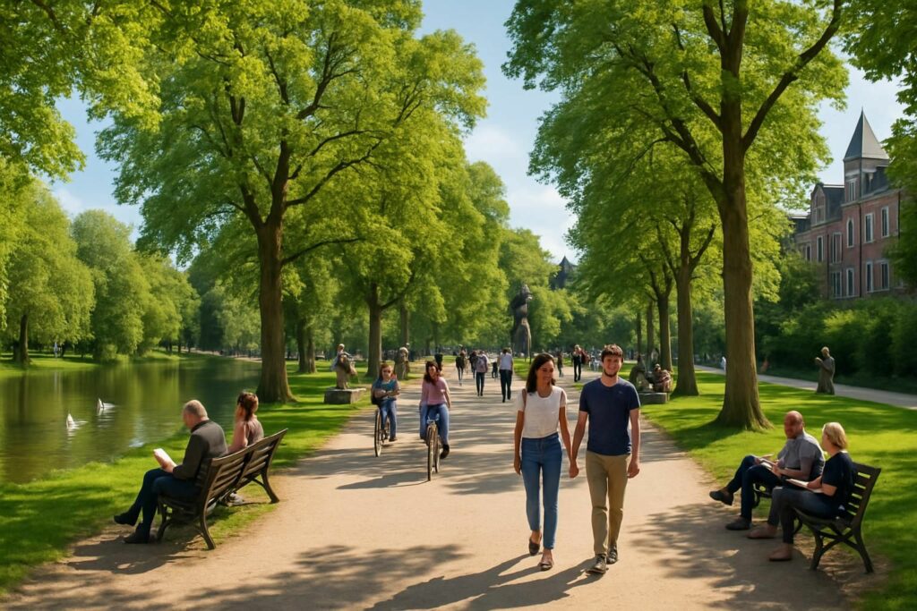 découvrez le vondelpark amsterdam, le plus grand parc de la ville. guide complet pour une visite agréable avec conseils, activités et sites incontournables.