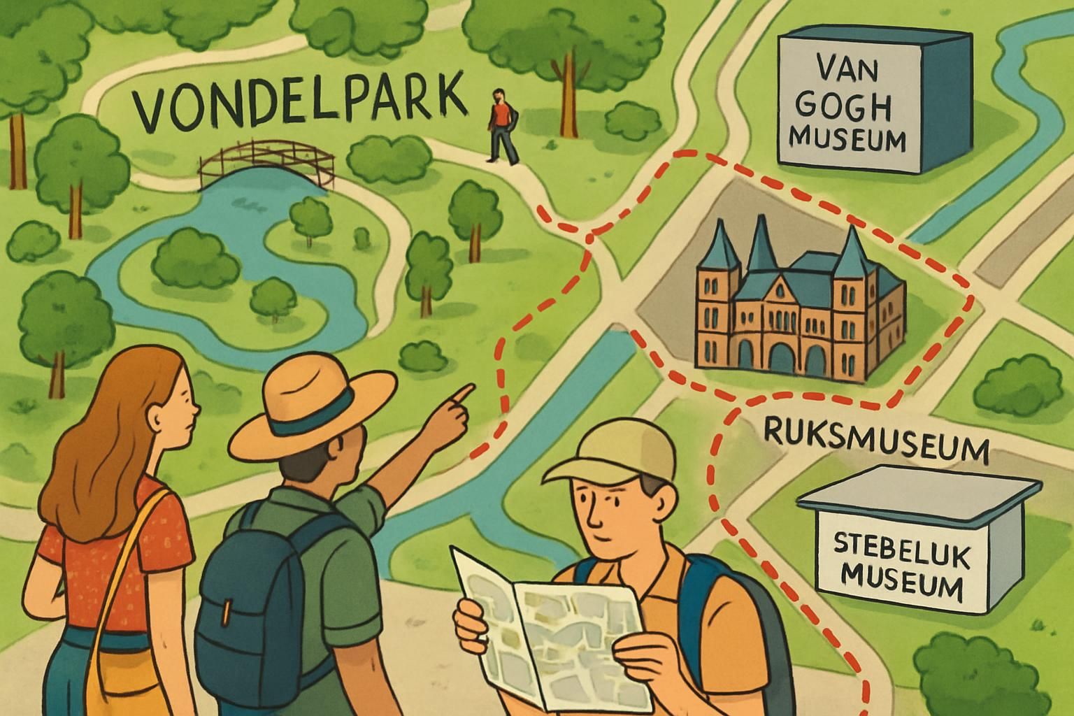 découvrez le vondelpark amsterdam, le plus grand parc de la ville, avec notre guide complet pour une visite réussie : balades, activités, et lieux incontournables.
